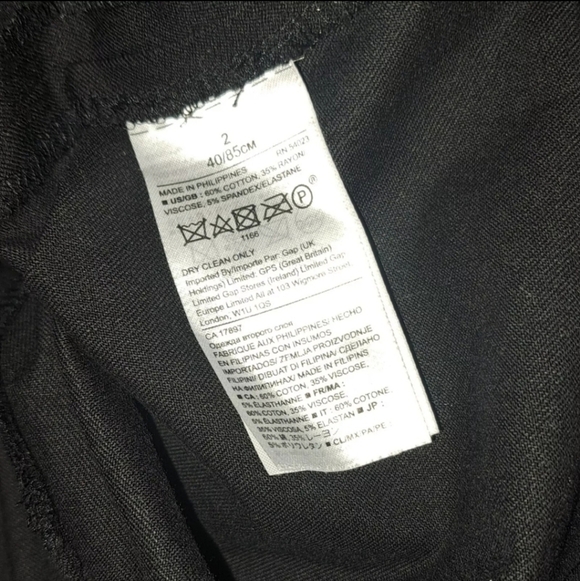 Banana Republic Size 2 Black Bodycon Pencil Dress B25#7 - Picture 3 of 6